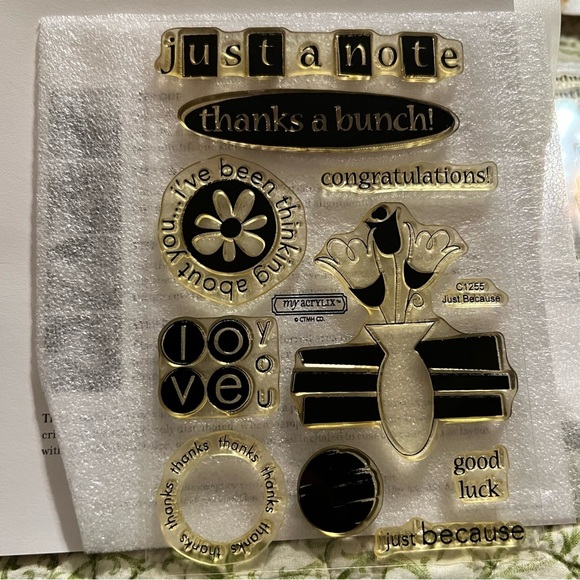 Close to my Heart Stamps set of 5 - Picture 6 of 8